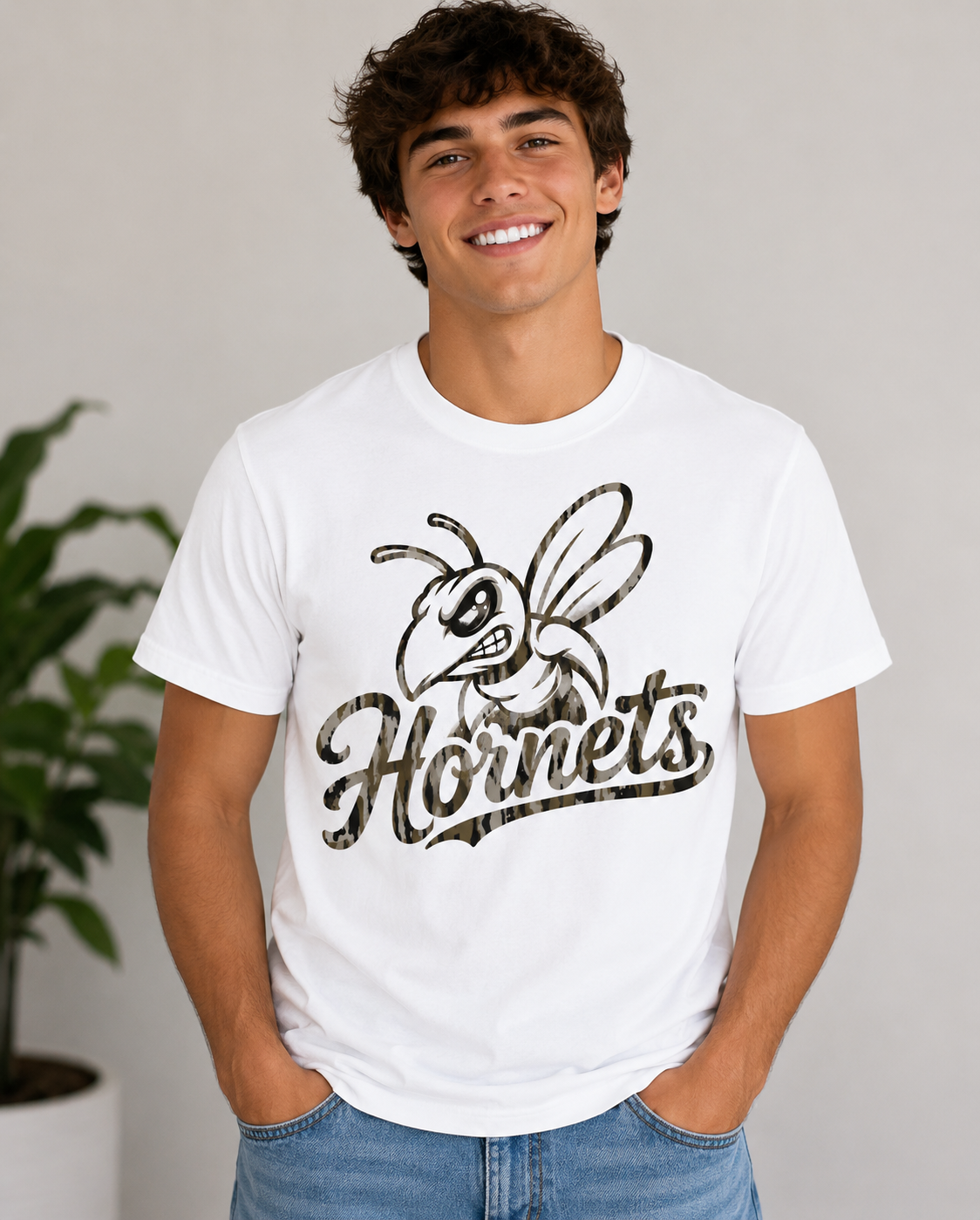 Hornets Mascot Tee – Preorder