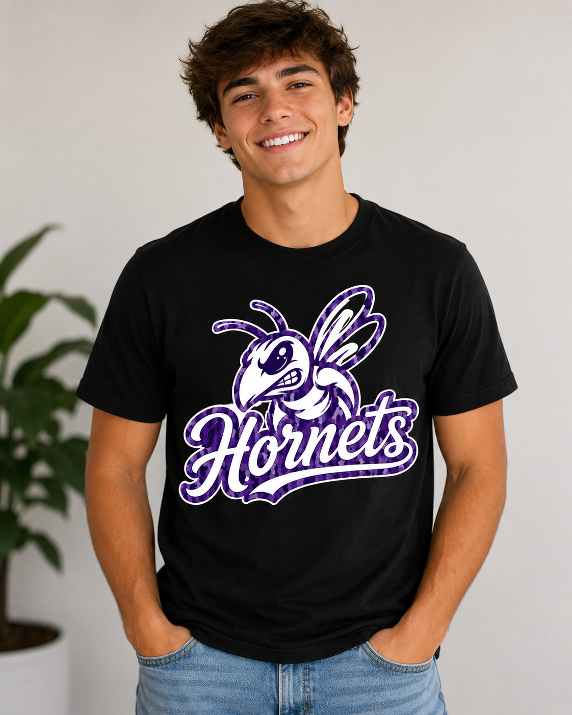 Hornets Mascot Spirit Tee – Preorder