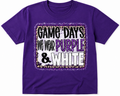 Game Day – We Wear Purple & White Spirit Tee (Preorder