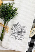 Follow The Word Waffle Kitchen Towel