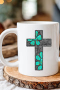 Concho Cross 15oz Ceramic Mug